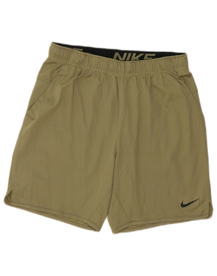 Nike muške Dri Fit sportske kratke hlače male zelene boje od poliestera