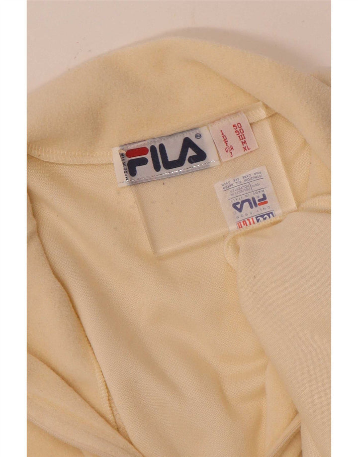 Fila muški džemper od flisa s patentnim izrezom IT 50 Srednje bež poliester