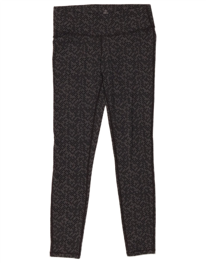 PRANA ženske tajice UK 8 Male sive geometrijske najlonske hlače