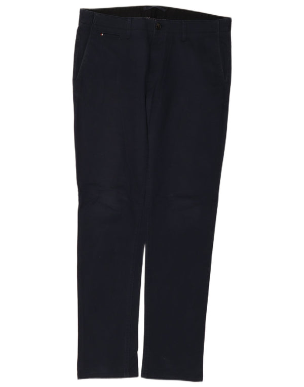 Zara muške uske chino hlače EU 42 Large W32 L30 tamnoplavi pamuk