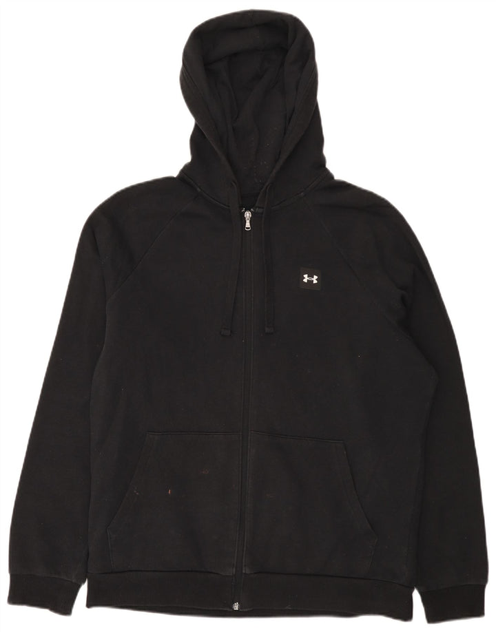 Under Armour muški Cold Gear pulover s kapuljačom srednje veličine, crni pamuk