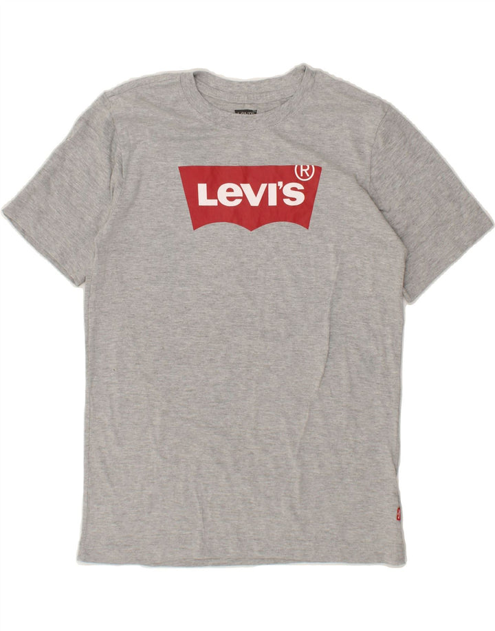 LEVI'S Boys Graphic T-Shirt Top 8-9 Years XL  Grey Vintage Levi's and Second-Hand Levi's from Messina Hembry 