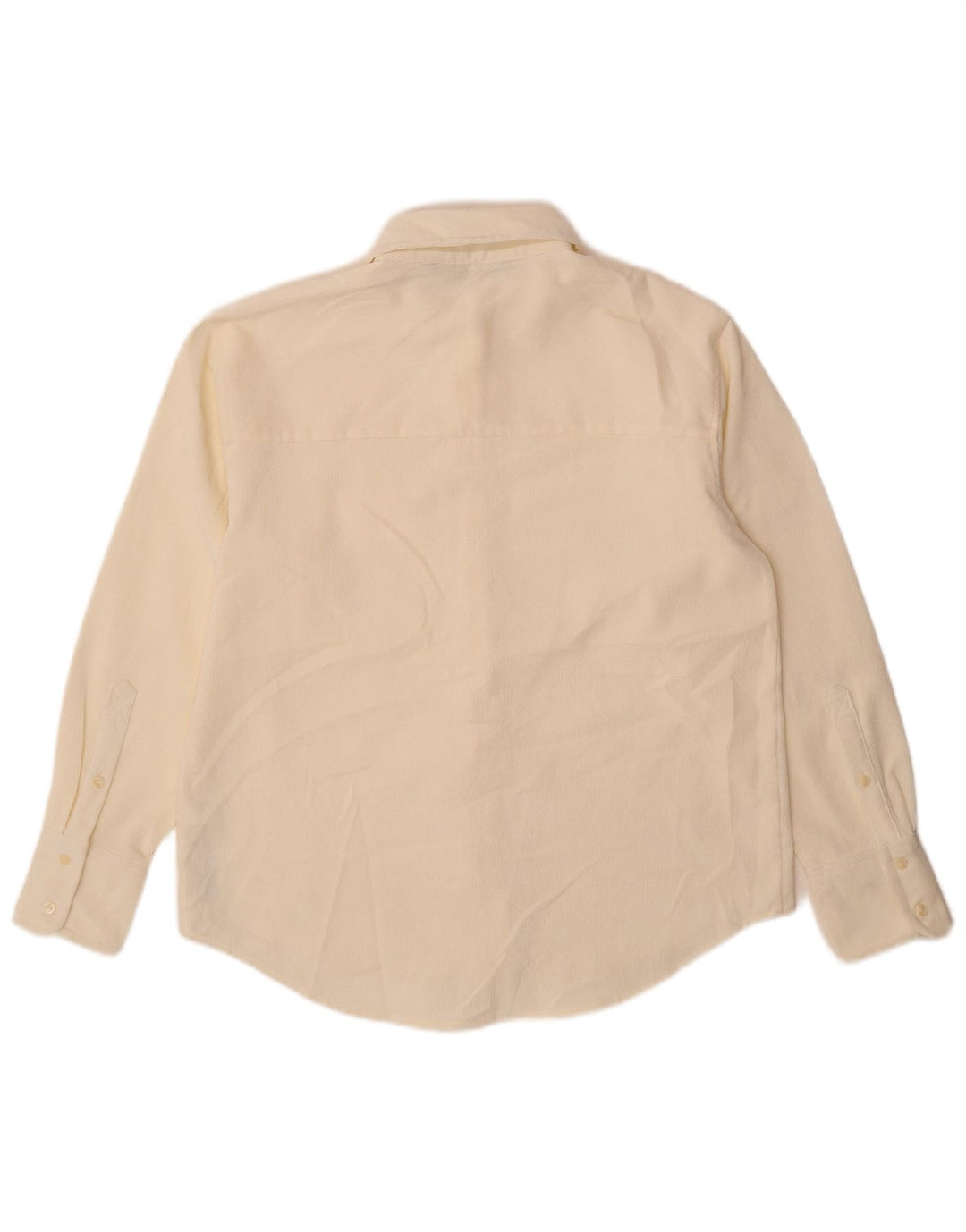 Zara ženska gornja košulja Prevelika košulja UK 10 Small off white poliester