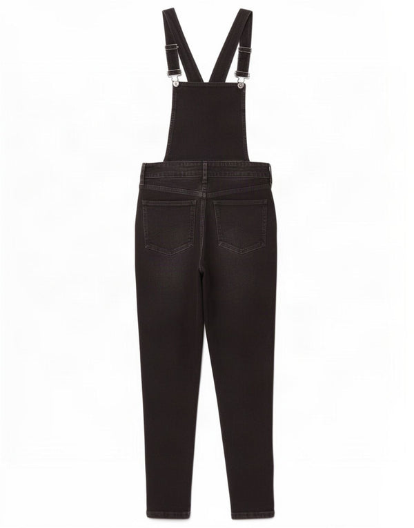 Fat Face Ženske Dungarees Slim Jeans UK 8 Male W25 L26 Crni pamuk