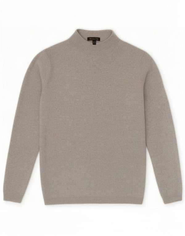 Massimo Dutti ženski džemper s kornjačinim ovratnikom UK 10 Mala siva vunena