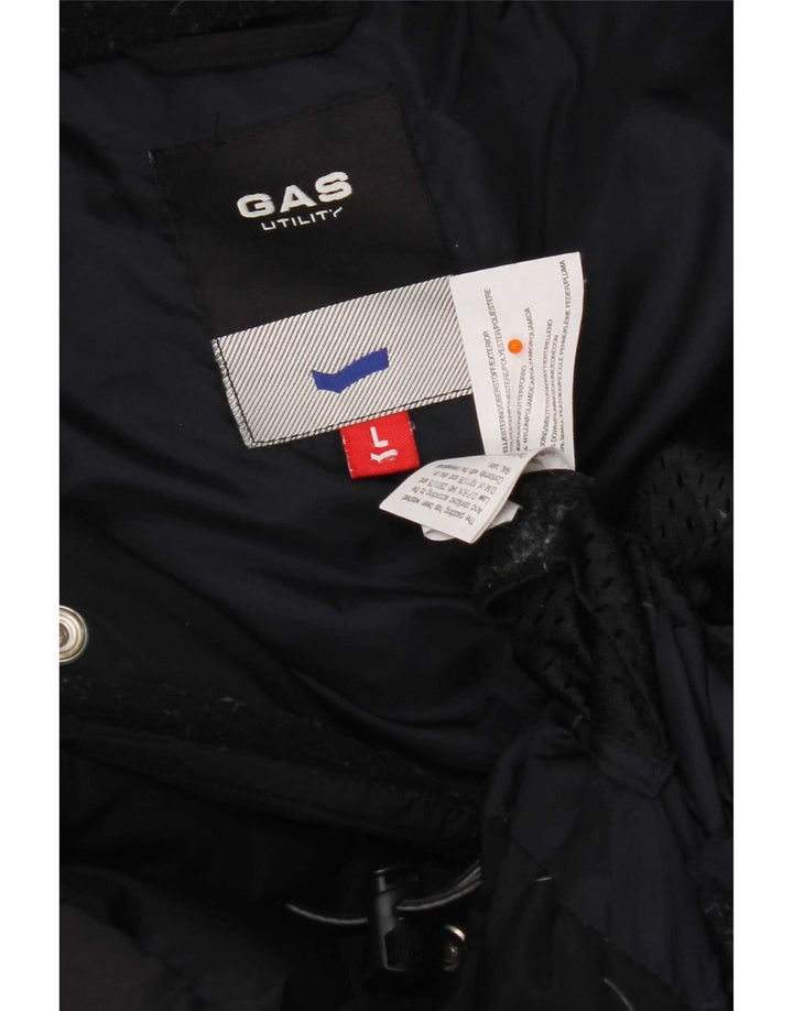 Gas Utility muški podstavljeni kaput s kapuljačom UK 40 veliki tamnoplavi poliester