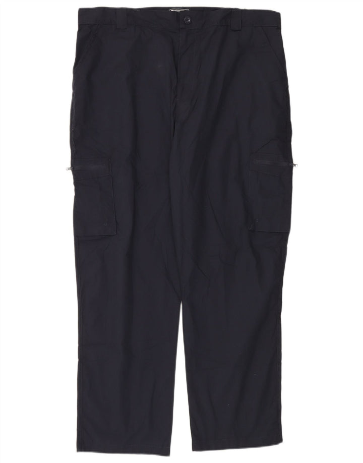Mountain Warehouse Regular muške kargo hlače W40 L30 tamnoplavi poliester