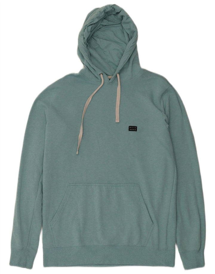 BILLABONG Mens Hoodie Jumper Medium Blue Cotton