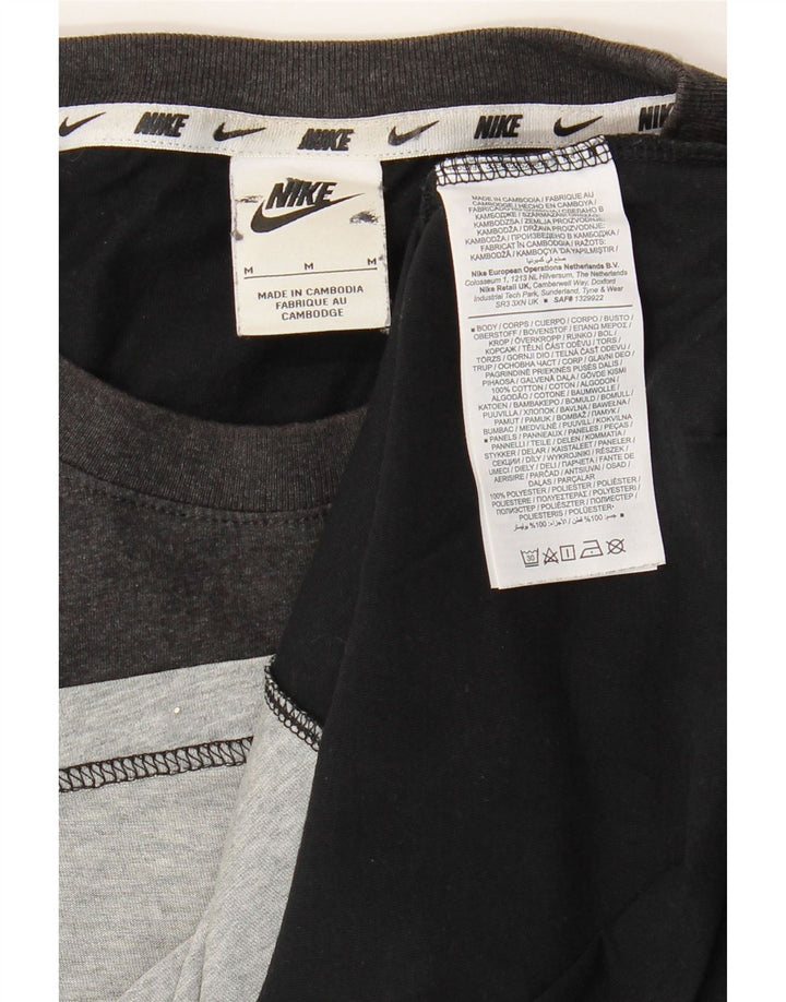 Nike muška majica kratkih rukava s grafičkim motivima srednje crne boje, pamuk