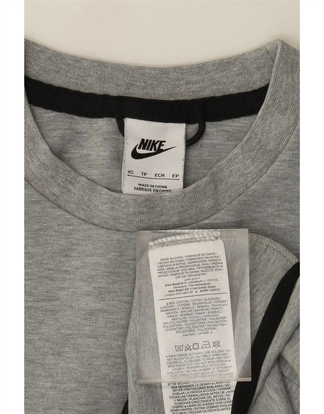 Nike muška majica s kratkim rukavima XS, sivi flekasti pamuk