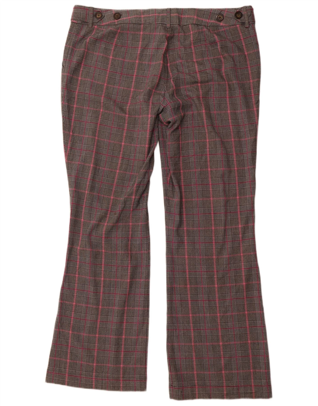 MOSSIMO Ženske Bootcut ležerne hlače US 18 2XL W40 L32 Sivi karirani