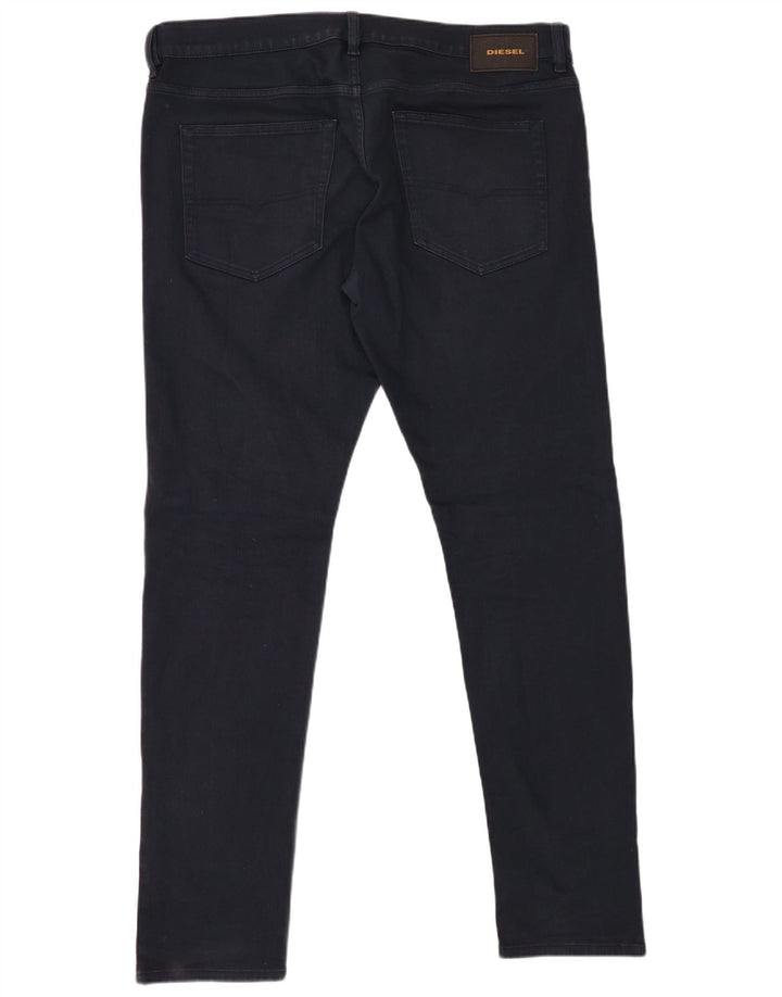 DIESEL Muške uske traperice W36 L32 tamnoplavi pamuk