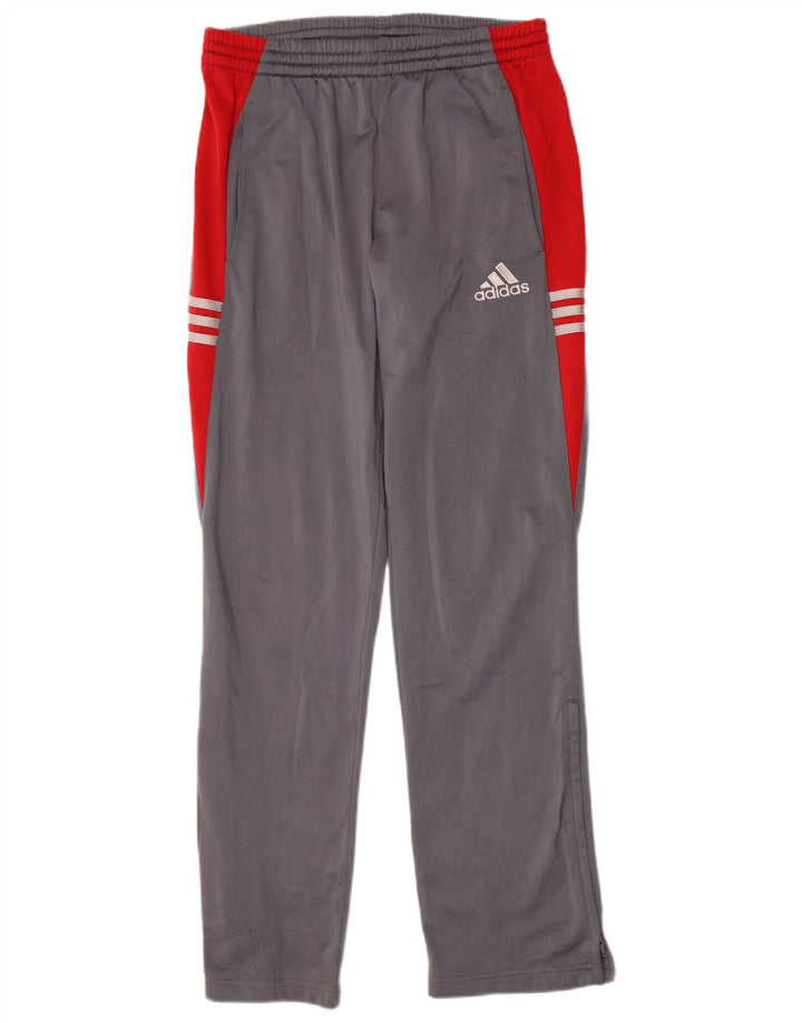 Adidas muške hlače za trenirku male sive boje od poliestera