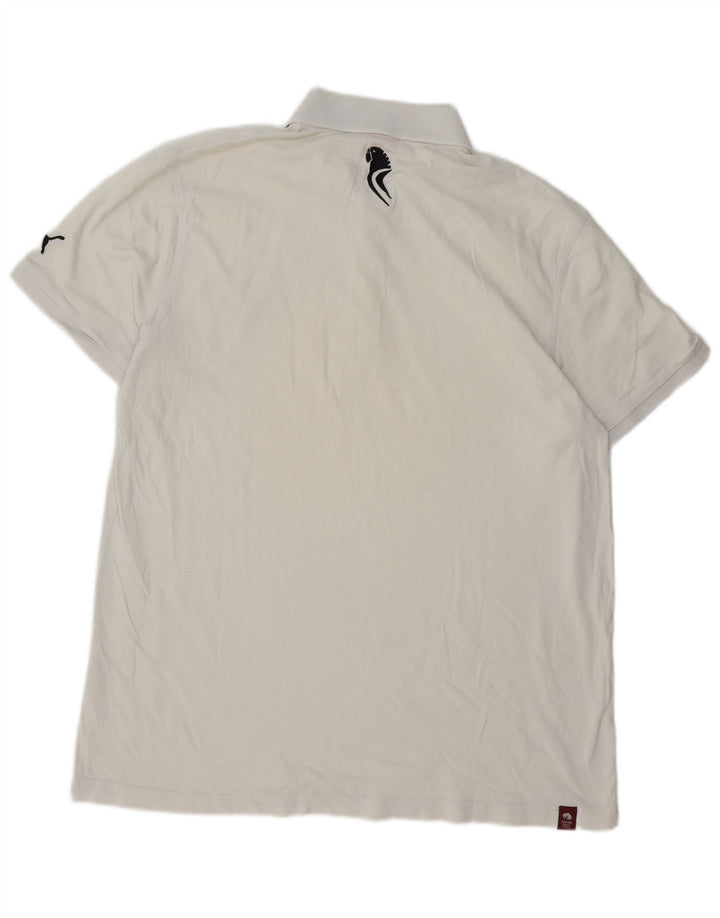 Puma muška polo majica XL bijeli pamuk