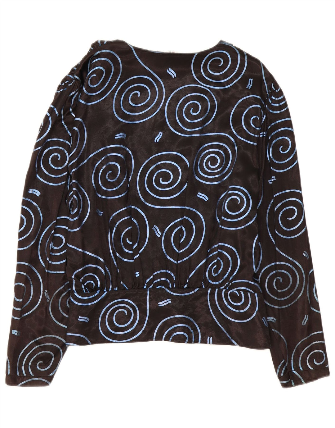 TRU Ženska košulja s apstraktnim uzorkom IT 42 srednje crna