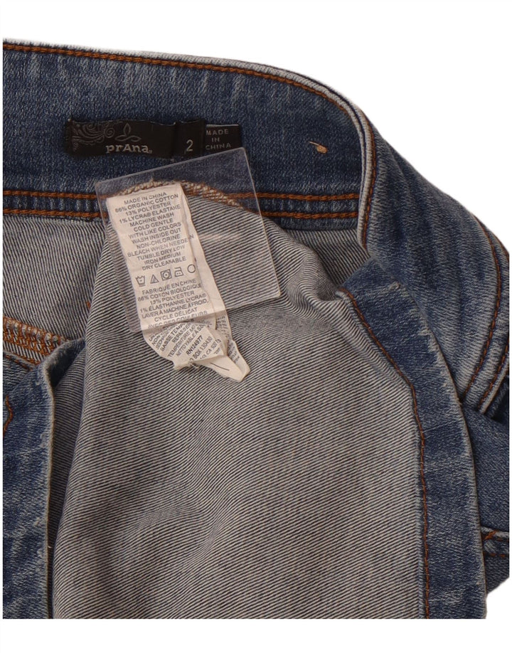 PRANA Ženska traper suknja visokog struka us 2 XS W26 plavi pamuk