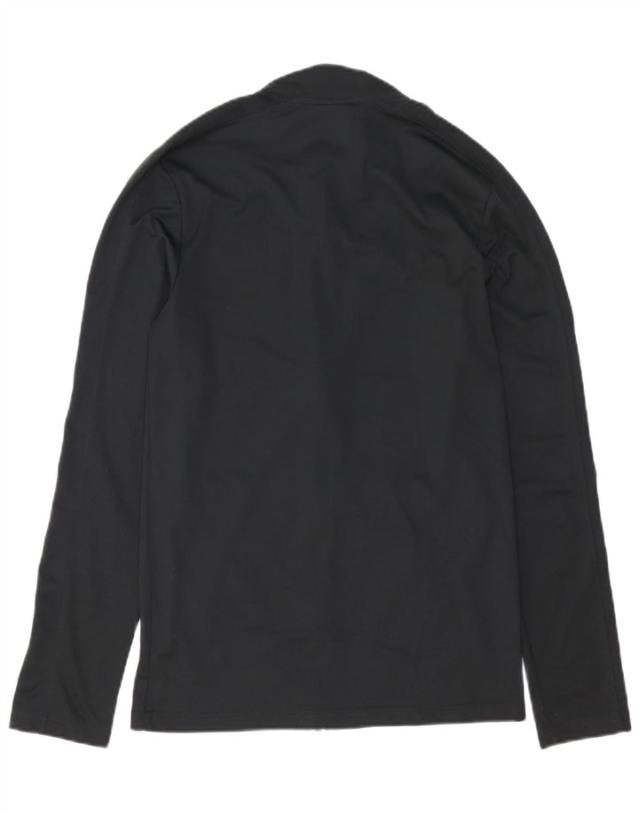 Nike Dri Fit Slim Fit Gornja jakna od male crne poliesterske trenirke