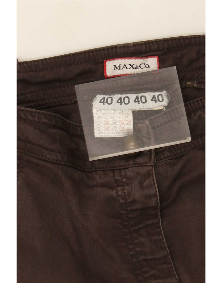 Max&Co. Ženske uske kargo hlače UK 8 male W30 L29 smeđe