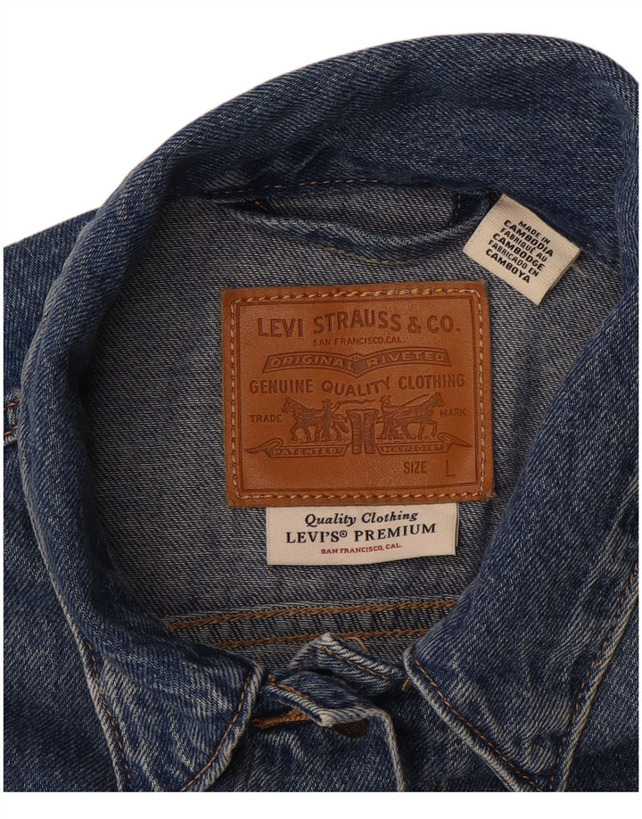 LEVI'S ženska jakna od kratkog trapera UK 16 Large Blue