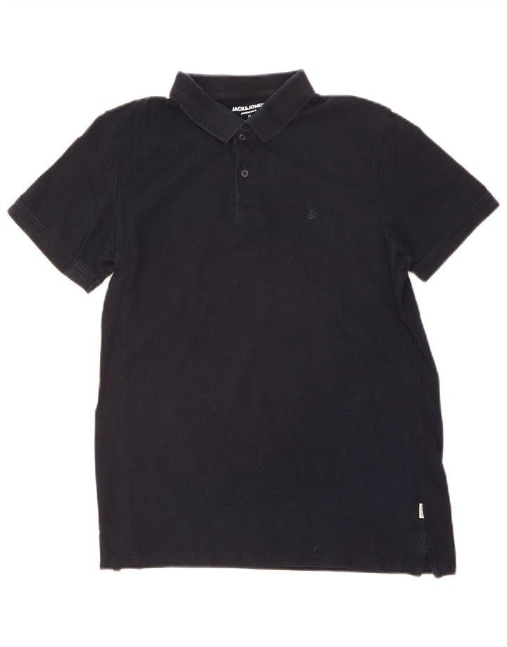 JACK & JONES muška polo majica Srednje tamnoplavi pamuk