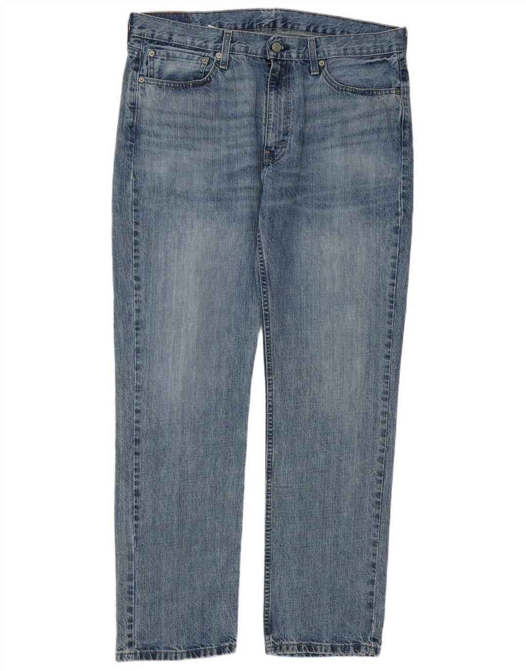 Levi's muške ravne traperice W36 L32 plavi pamuk