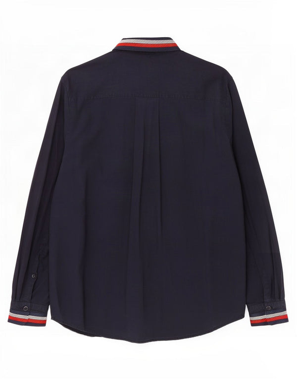 Tommy Hilfiger ženska prevelika košulja UK 14 velika mornarsko plava prugasta viskoza