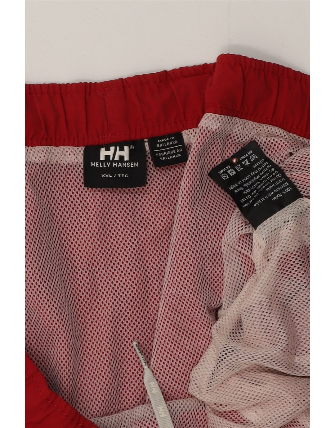 HELLY HANSEN Muške kratke hlače za kupanje 2XL od crvenog najlona