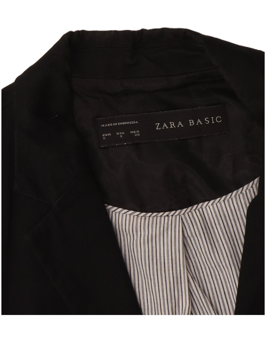 Zara ženski sako sa 1 gumbom UK 10 Mala crna
