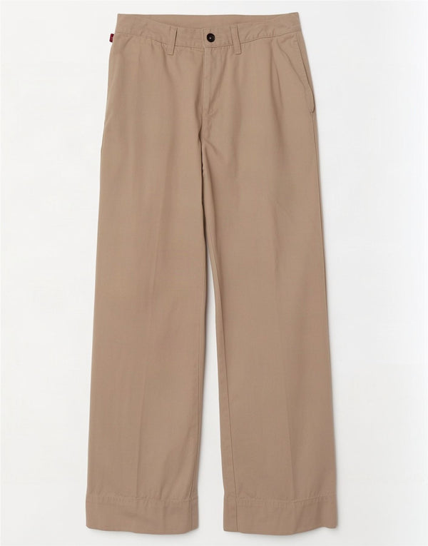Levi's ženske hlače širokih nogavica US 13 Large W31 L34 Bež pamuk