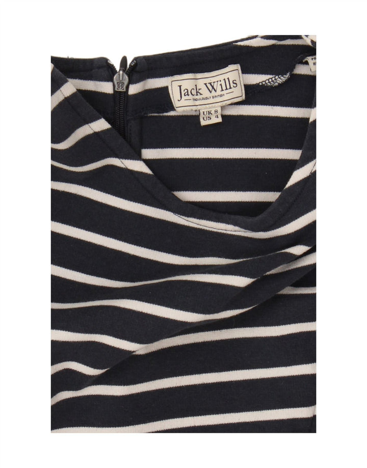 Jack Wills Ženski gornji dio bluze UK 8 Mala tamnoplava nautička na pruge