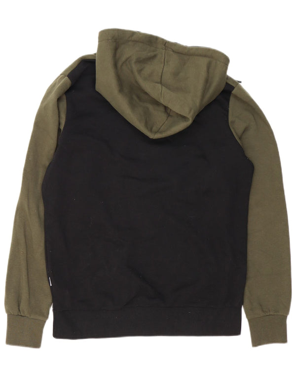 Jack & Jones muška majica s kapuljačom s kapuljačom srednje zelene boje, pamuk