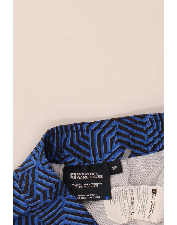 Mountain Warehouse Muške kratke hlače za plivanje Male plave geometrijske poliesterske hlače
