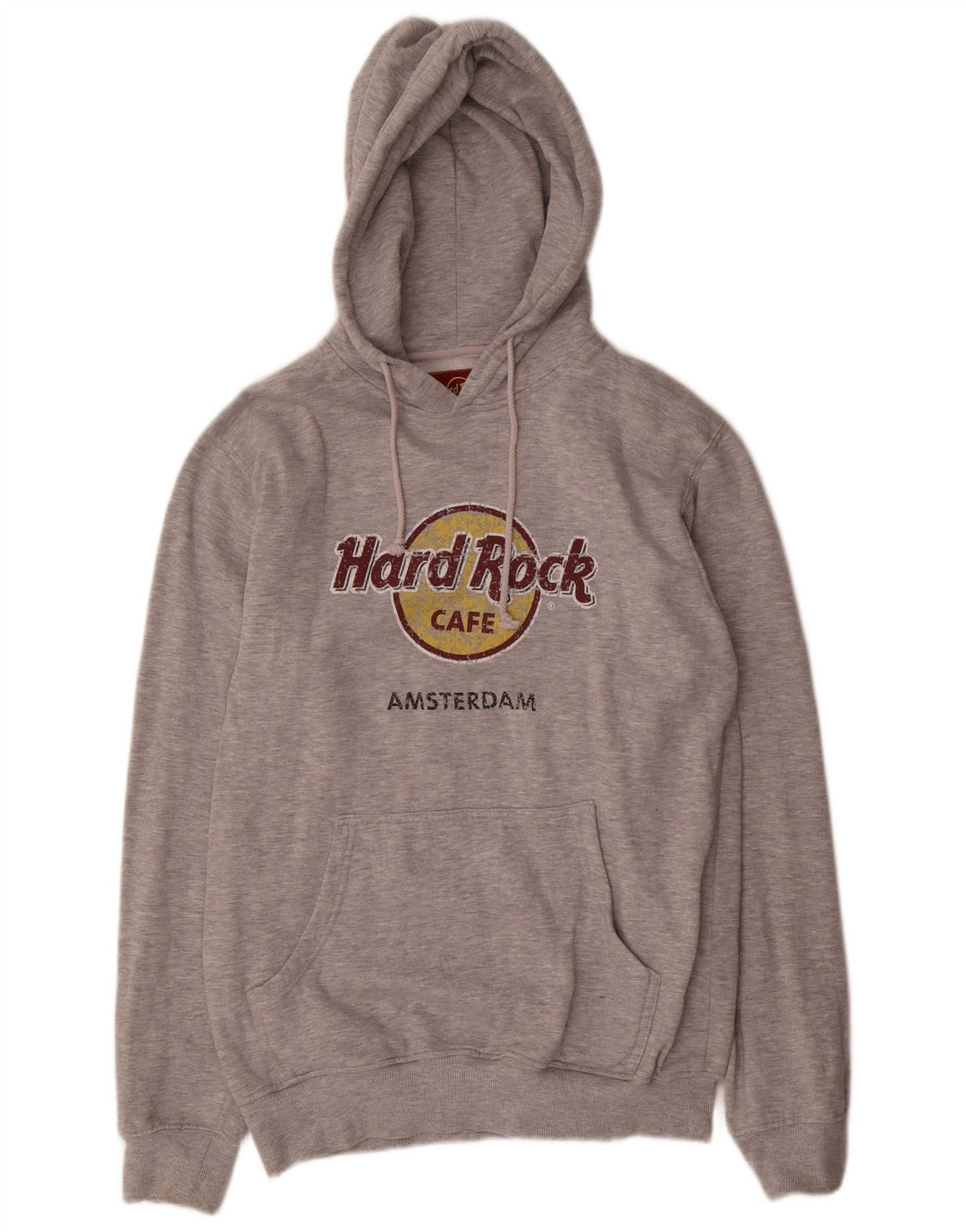 Hard Rock Cafe muška majica s kapuljačom s kapuljačom, veliki sivi poliester