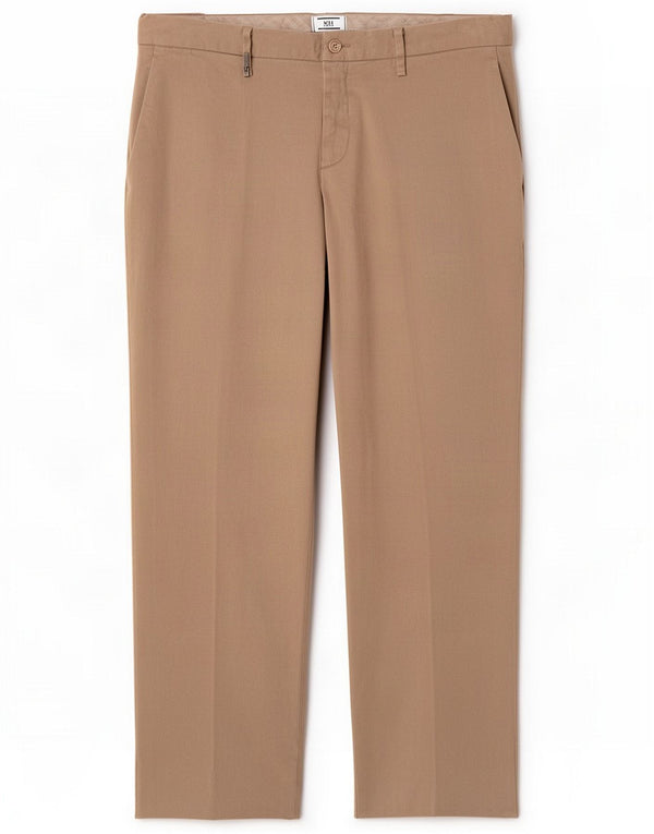 Trussardi Mens Regular Chino Trousers IT 52 XL W36 L28 Beige Cotton