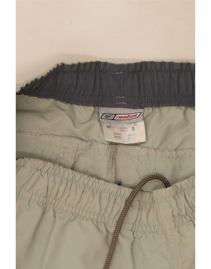 Reebok muške kratke sportske hlače velike sive