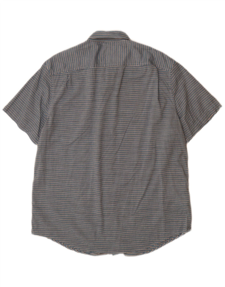 PENGUIN Muška pamučna majica kratkih rukava s velikim plavim prugama