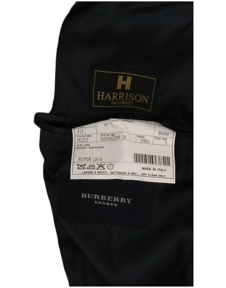 Burberry muška jakna sa 3 gumba IT 54 velika tamnoplava vuna