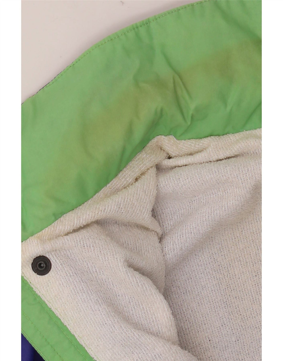 K-WAY muška jakna vjetrovka UK 38 Srednje ljubičasta poliamidna boja