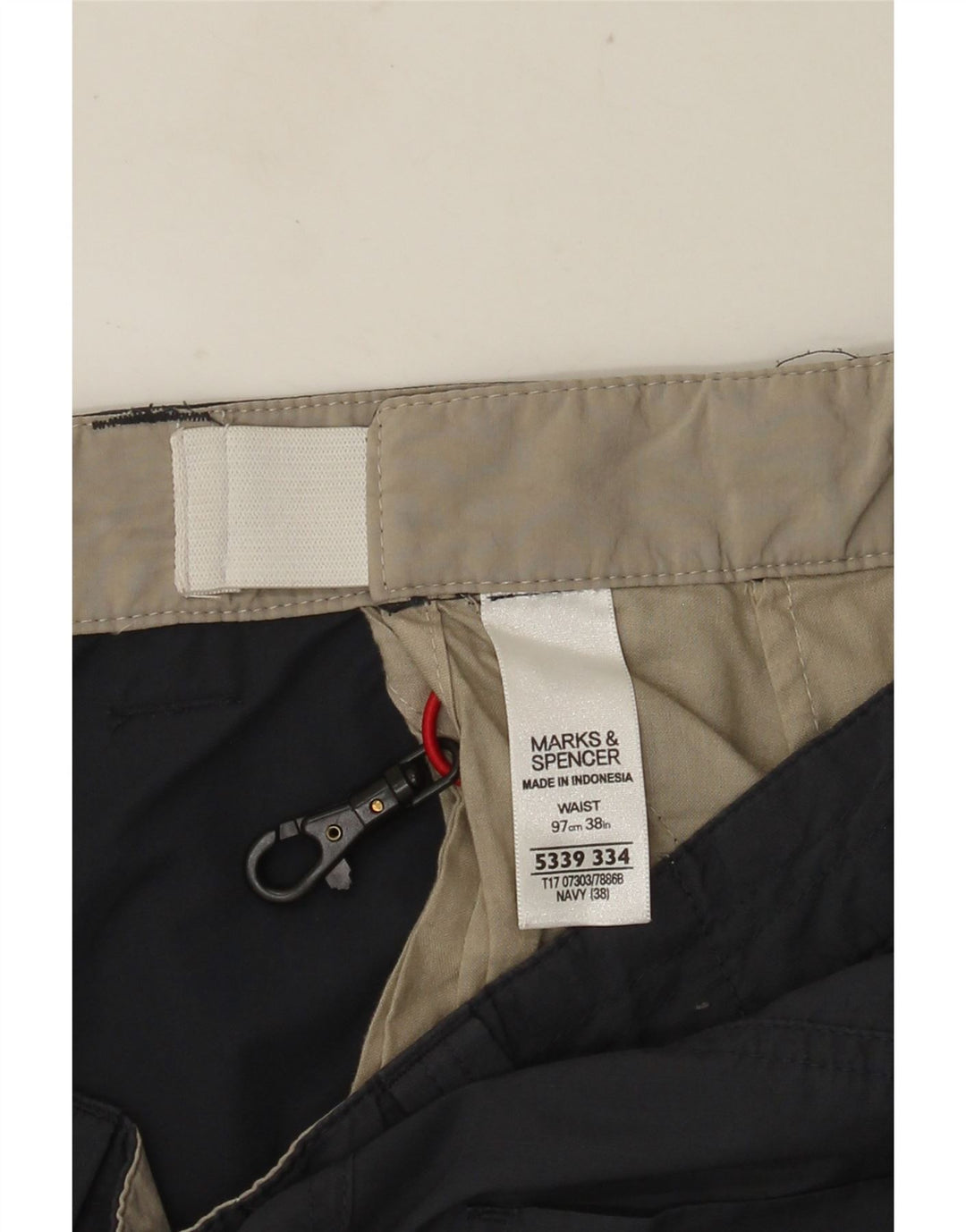 MARKS & SPENCER Muške kargo kratke hlače W38 XL sivi pamuk
