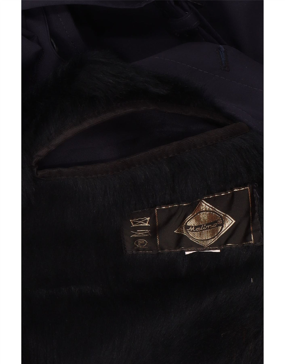 VINTAGE muški šerpa kaput UK 40 veliki tamnoplavi