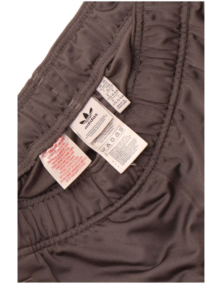 Adidas Trenirka za dječake Hlače za trčanje 15-16 godina Sivi poliester