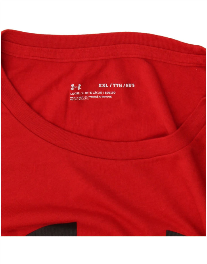 Muška majica kratkih rukava Under Armour Graphic Top 2XL crvena