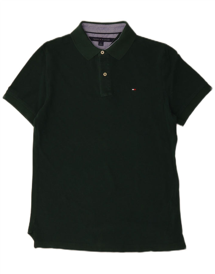 Tommy Hilfiger muška polo majica srednje zelene pamučne boje