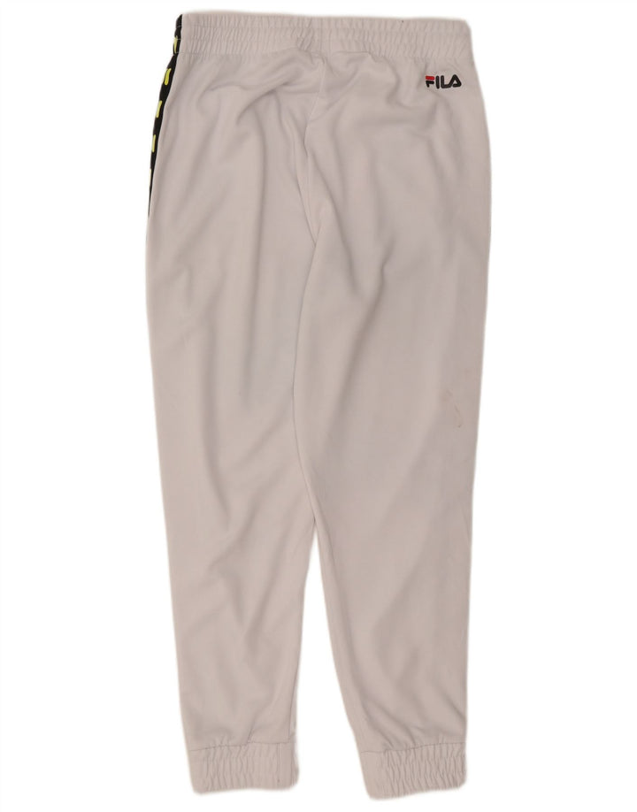 FILA Mens Graphic Tracksuit Trousers Joggers Medium  Blue Polyester
