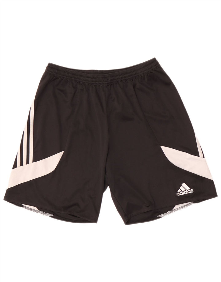Adidas muške sportske kratke hlače srednje crne boje od poliestera
