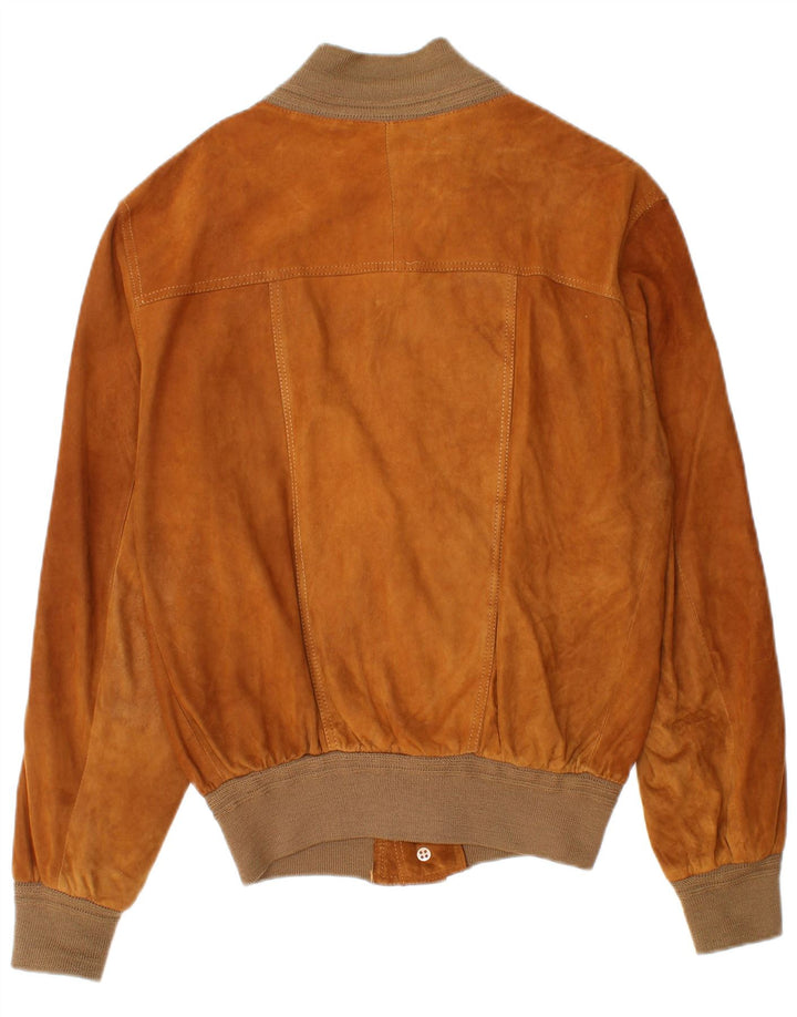 Vintage muška bomber jakna od brušene kože IT 50 Large Brown