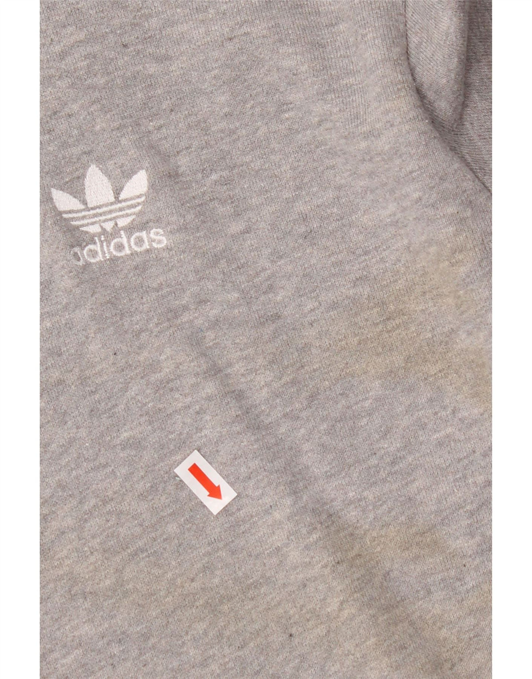 ADIDAS Mens Hoodie Jumper Medium Grey Cotton Vintage Adidas and Second-Hand Adidas from Messina Hembry 