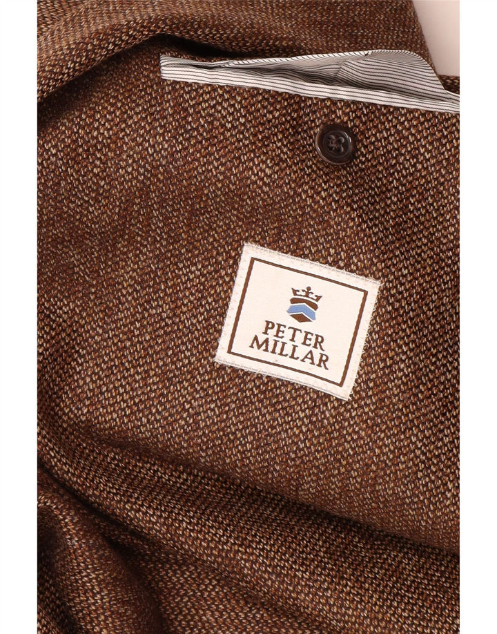 PETER MILLAR Muška jakna s 2 gumba UK 40 Large Brown