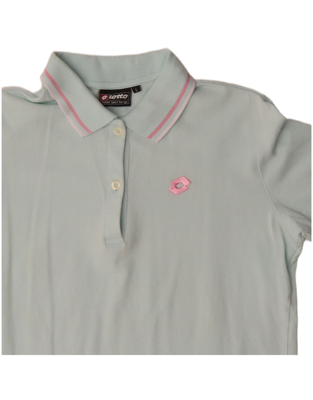 Lotto ženska polo majica UK 14 velika plava pamuk