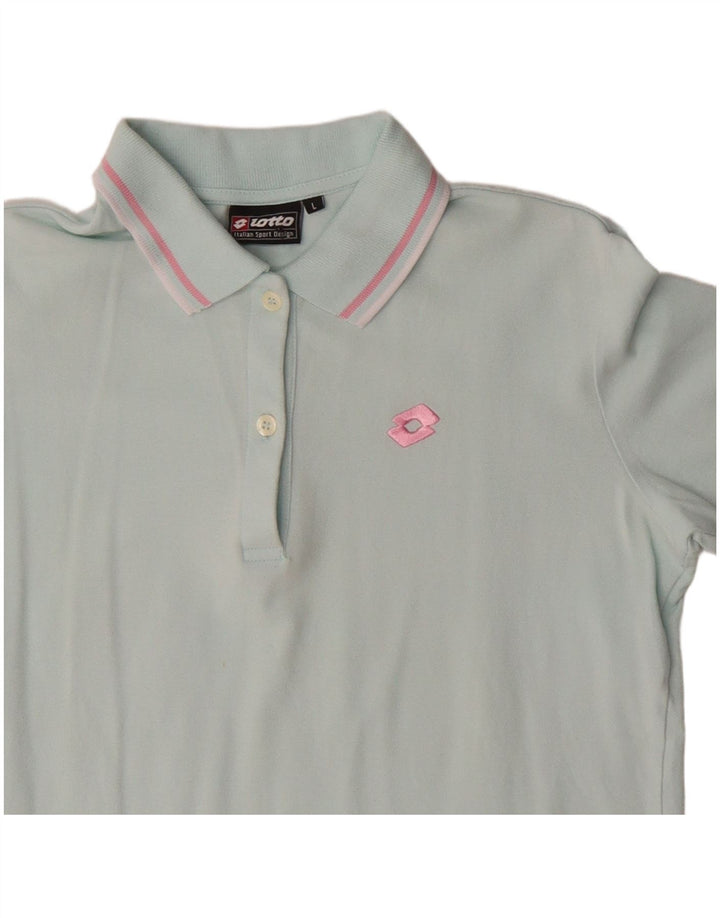 Lotto ženska polo majica UK 14 velika plava pamuk